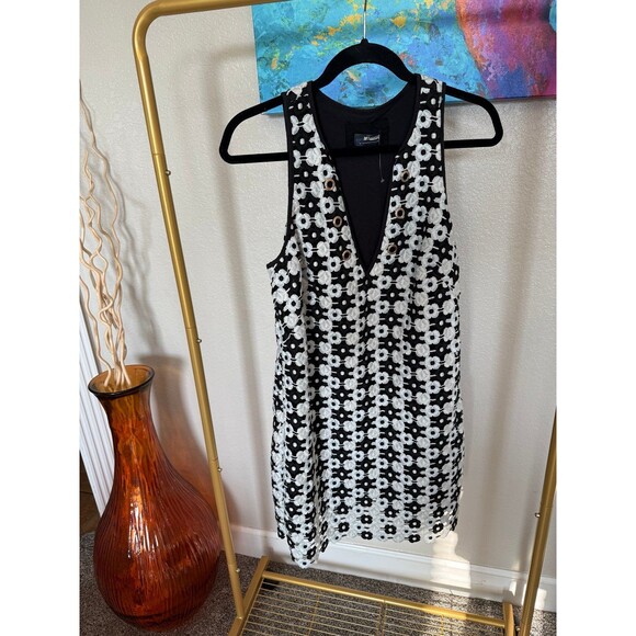 Maeve Anthropologie Crochet Shift Dress M - Picture 2 of 6